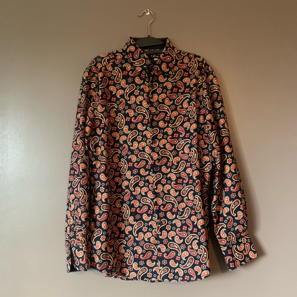 Suslo Paisley Button Down Shirt
